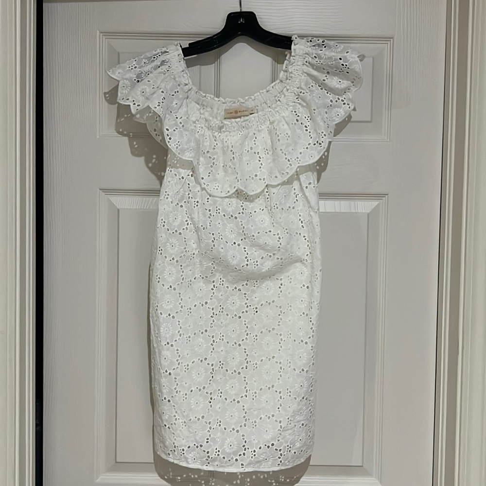 Tory burch eyelet dress